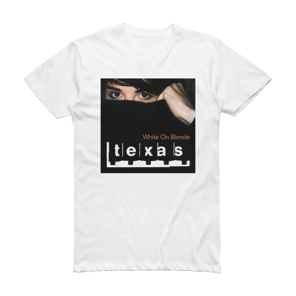 Texas White On Blonde Album Cover T-Shirt White