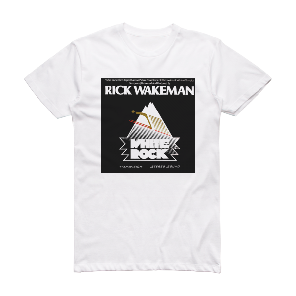 Rick Wakeman White Rock Album Cover T-Shirt White