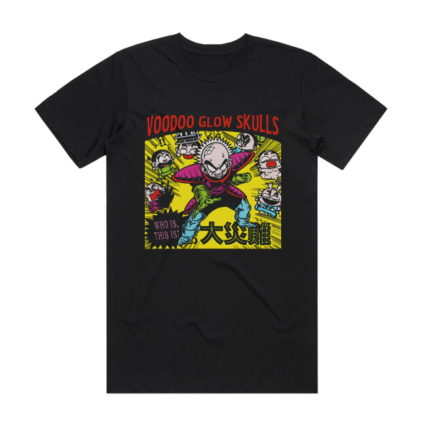 Voodoo Glow Skulls Who Is This Is 1 Album Cover T-Shirt Black