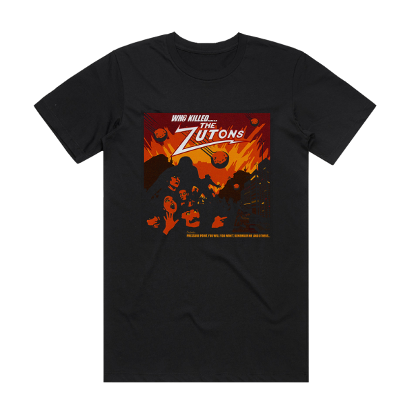 The Zutons Who Killed The Zutons Album Cover T-Shirt Black