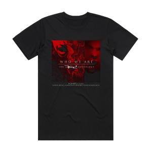 Red Who We Are The Red Anthology Album Cover T-Shirt Black