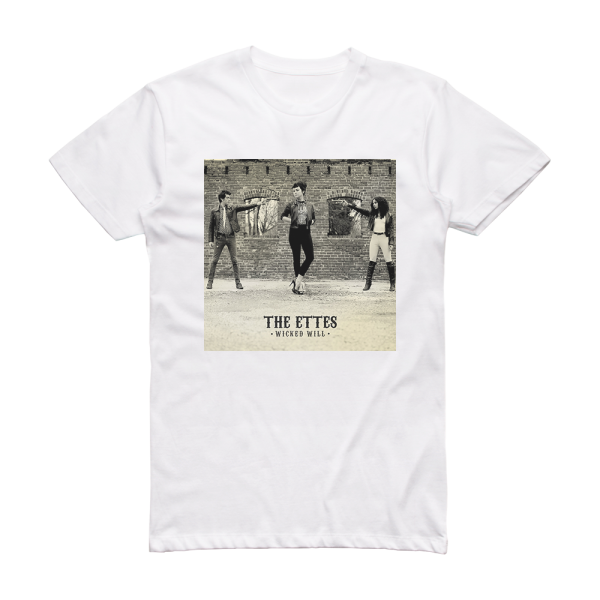 The Ettes Wicked Will Album Cover T-Shirt White
