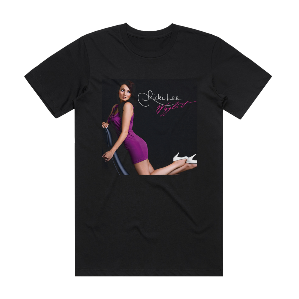 Ricki-Lee Wiggle It Album Cover T-Shirt Black