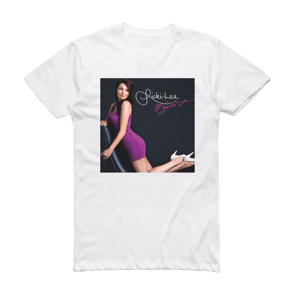 Ricki-Lee Wiggle It Album Cover T-Shirt White