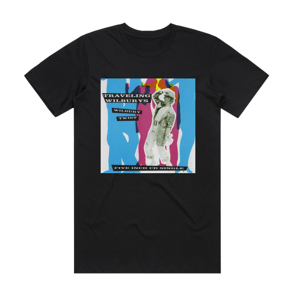 Traveling Wilburys Wilbury Twist Album Cover T-Shirt Black