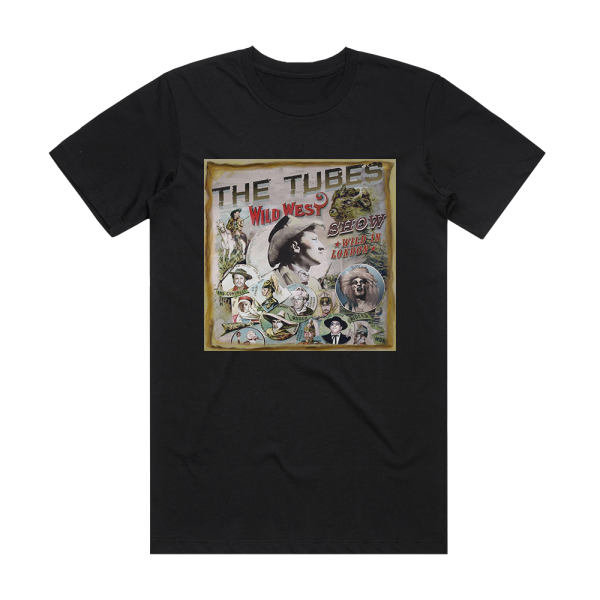 The Tubes Wild In London Album Cover T-Shirt Black