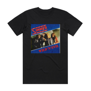 Sinner Wild N Evil Album Cover T-Shirt Black