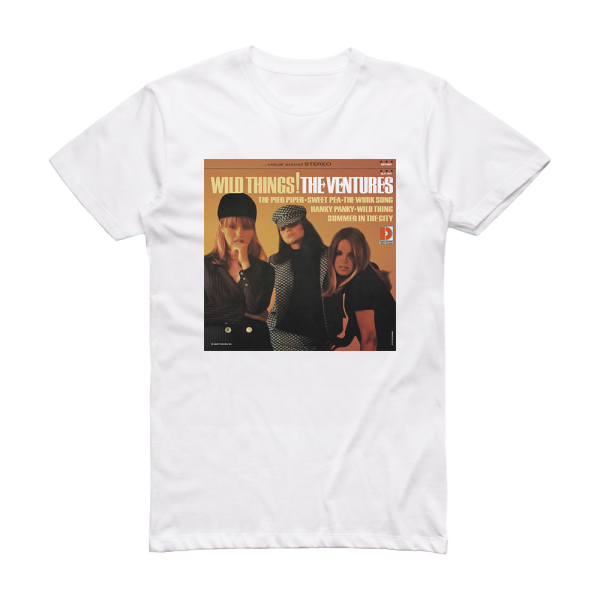 The Ventures Wild Things Album Cover T-Shirt White