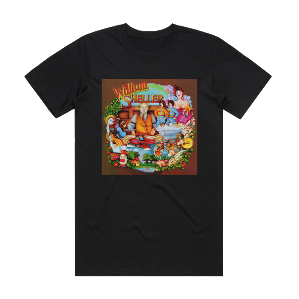 William Sheller William Sheller Album Cover T-Shirt Black