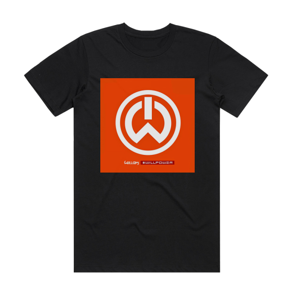 will i am Willpower 2 Album Cover T-Shirt Black