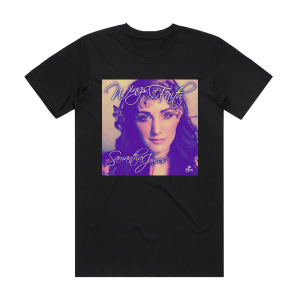 Samantha James Wings Of Faith Album Cover T-Shirt Black