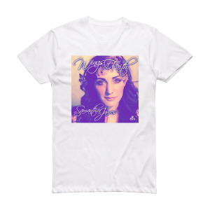 Samantha James Wings Of Faith Album Cover T-Shirt White
