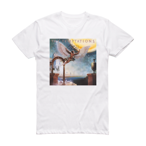 The Temptations Wings Of Love Album Cover T-Shirt White