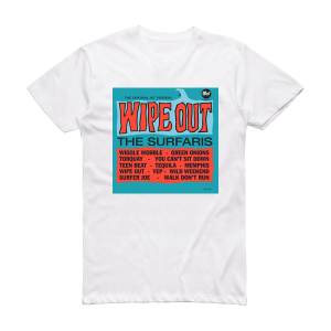 The Surfaris Wipe Out Album Cover T-Shirt White