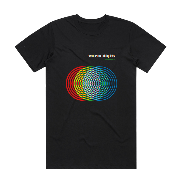 Warm Digits Wireless World Album Cover T-Shirt Black