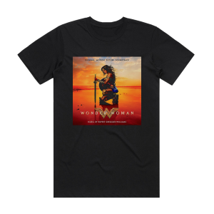 Rupert Gregson-Williams Wonder Woman Original Motion Picture Soundtrack Album Cover T-Shirt Black