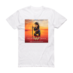 Rupert Gregson-Williams Wonder Woman Original Motion Picture Soundtrack Album Cover T-Shirt White