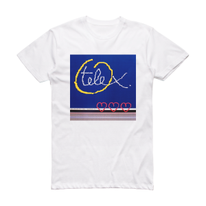 Telex Wonderful World Album Cover T-Shirt White