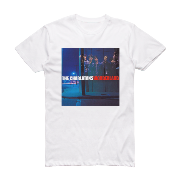 The Charlatans Wonderland Album Cover T-Shirt White