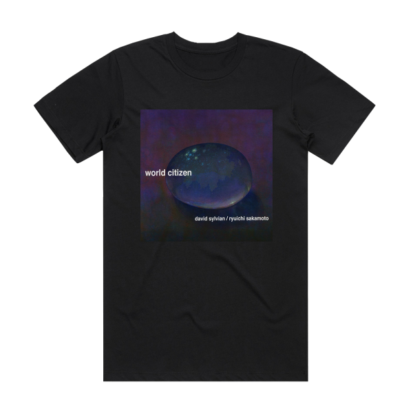 Ryuichi Sakamoto World Citizen Album Cover T-Shirt Black