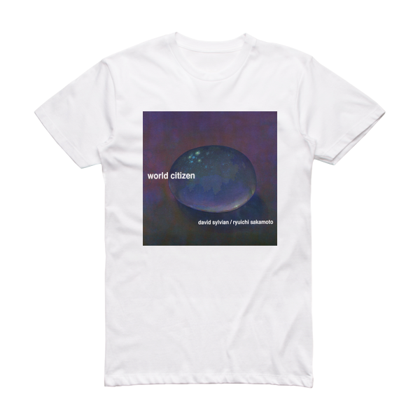 Ryuichi Sakamoto World Citizen Album Cover T-Shirt White