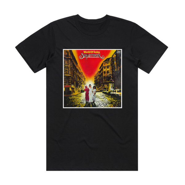 Supermax World Of Today Album Cover T-Shirt Black