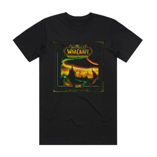 Russell Brower World Of Warcraft The Burning Crusade Album Cover T-Shirt Black
