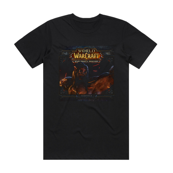 Russell Brower World Of Warcraft Warlords Of Draenor Album Cover T-Shirt Black