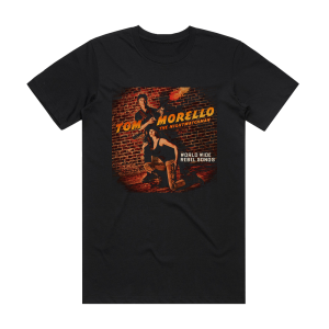 The Nightwatchman World Wide Rebel Songs Album Cover T-Shirt Black