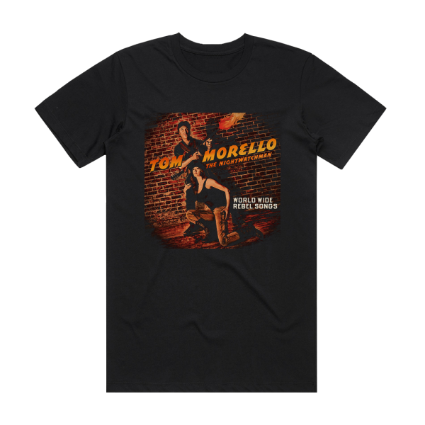 The Nightwatchman World Wide Rebel Songs Album Cover T-Shirt Black