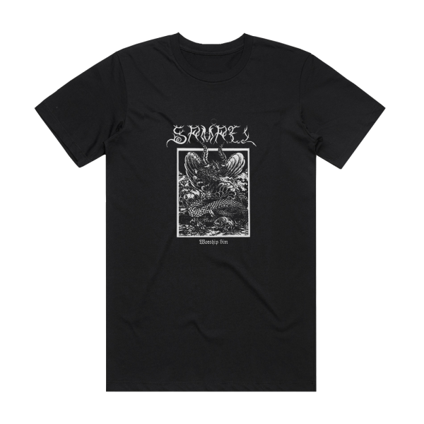 Samael Worship Him Album Cover T-Shirt Black