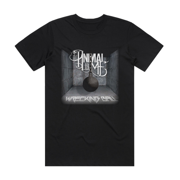 The Animal in Me Wrecking Ball Album Cover T-Shirt Black