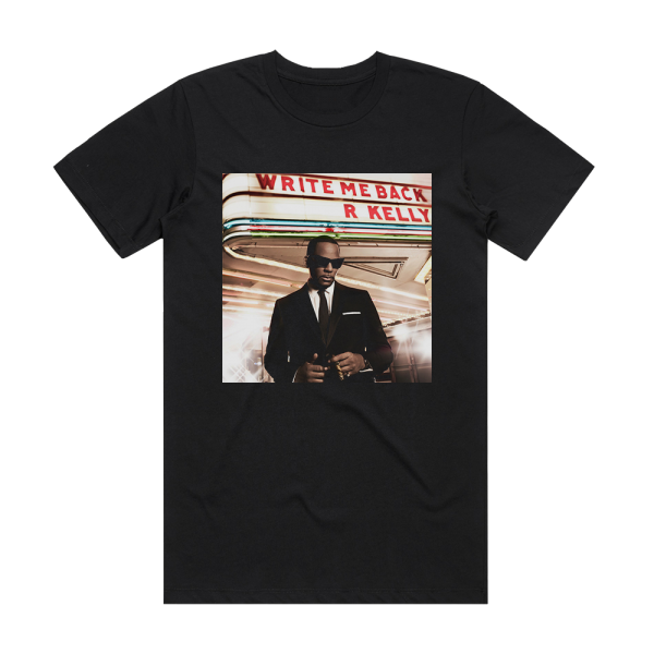 R Kelly Write Me Back Album Cover T-Shirt Black