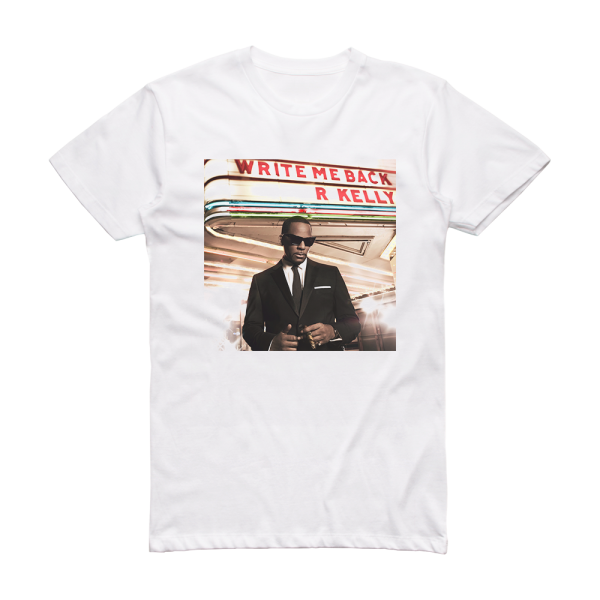 R Kelly Write Me Back Album Cover T-Shirt White