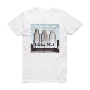 Peter Bjorn and John Writers Block Album Cover T-Shirt White