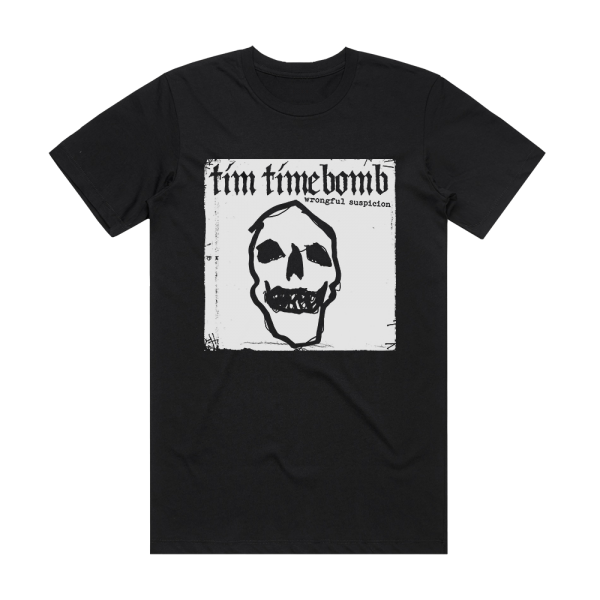 Tim Timebomb Wrongful Suspicion Album Cover T-Shirt Black