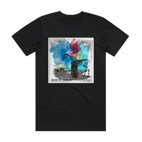 The Band of Holy Joy Wyrd Beautiful Thyme Album Cover T-Shirt Black
