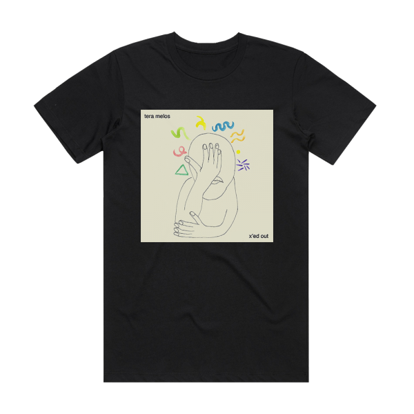 Tera Melos Xed Out Album Cover T-Shirt Black