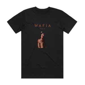 Wafia Xxix Album Cover T-Shirt Black
