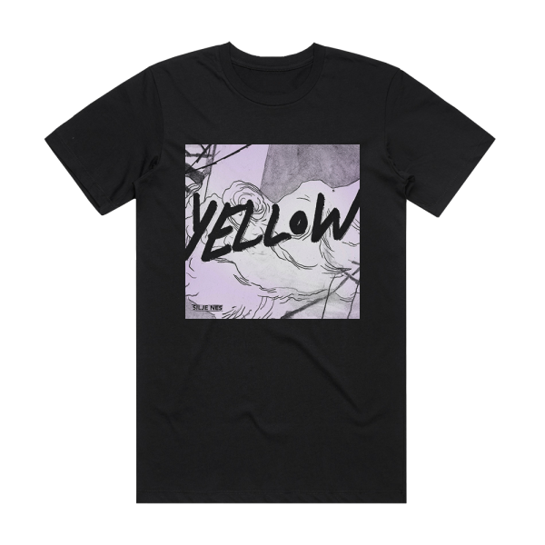 Silje Nes Yellow Album Cover T-Shirt Black