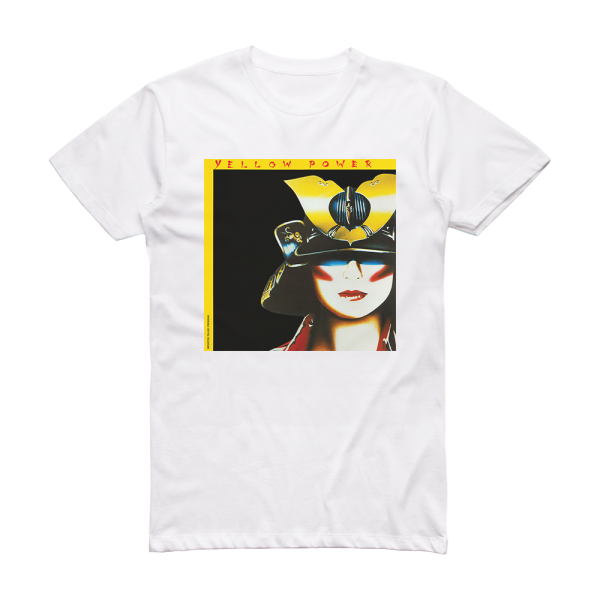 Tony Carey Yellow Power Album Cover T-Shirt White