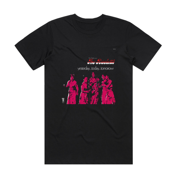 The Raelettes Yesterdaytodaytomorrow Album Cover T-Shirt Black