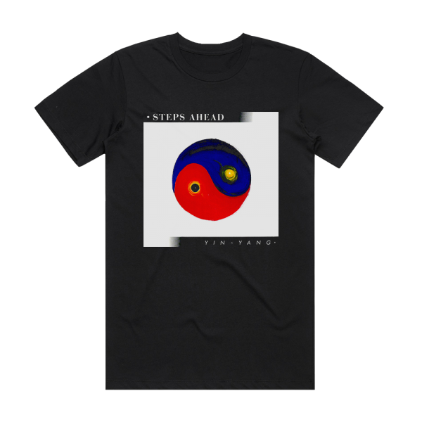 Steps Ahead Yin Yang Album Cover T-Shirt Black