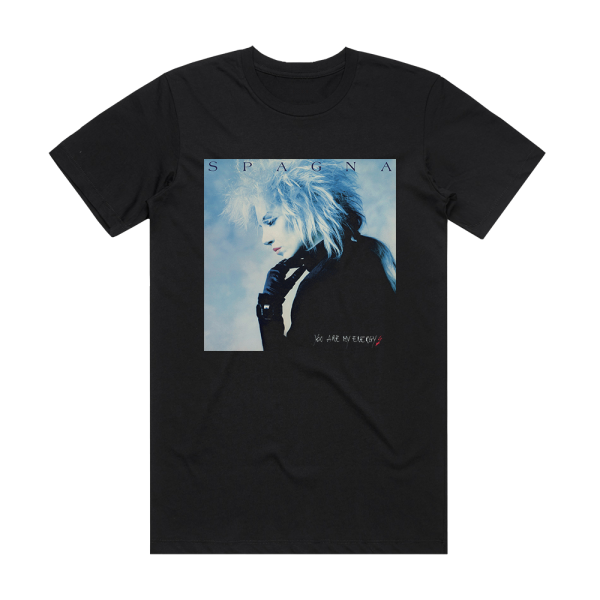 Spagna You Are My Energy Album Cover T-Shirt Black