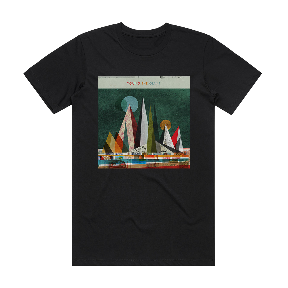 Young the Giant Young The Giant Album Cover TShirt Black ALBUM COVER
