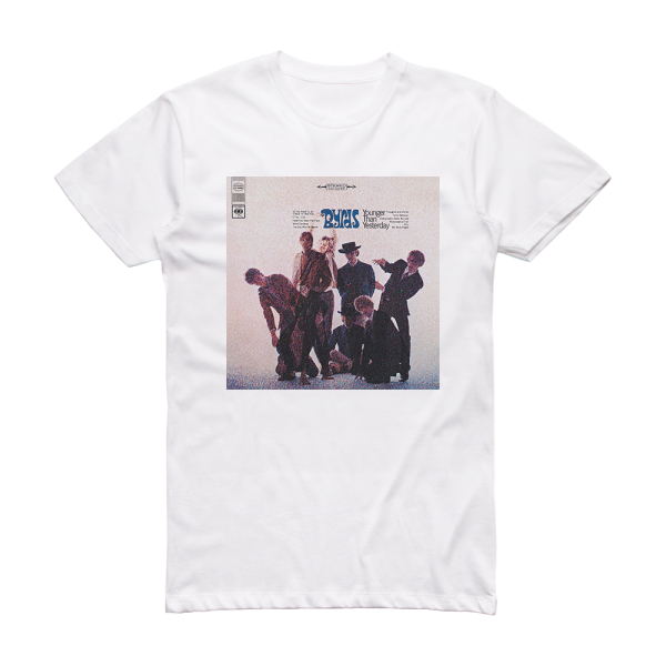 THE Byrds Younger Than Yesterday 1 Album Cover T-Shirt White