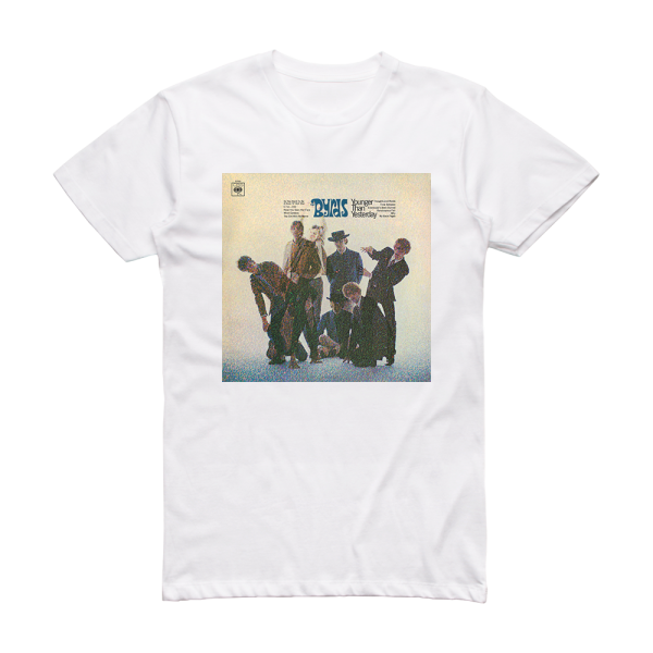 THE Byrds Younger Than Yesterday 2 Album Cover T-Shirt White