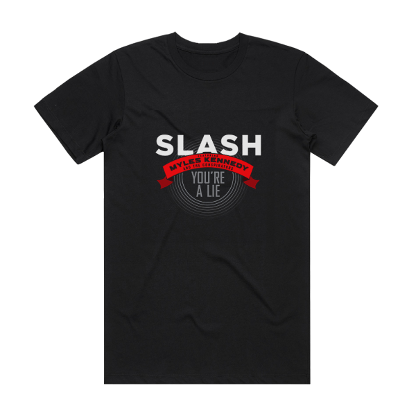 Slash Youre A Lie Album Cover T-Shirt Black