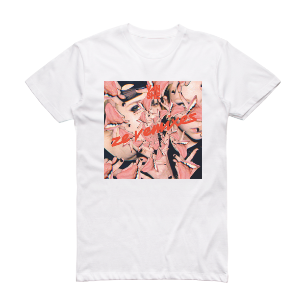 Van She Ze Vemixes Album Cover T-Shirt White