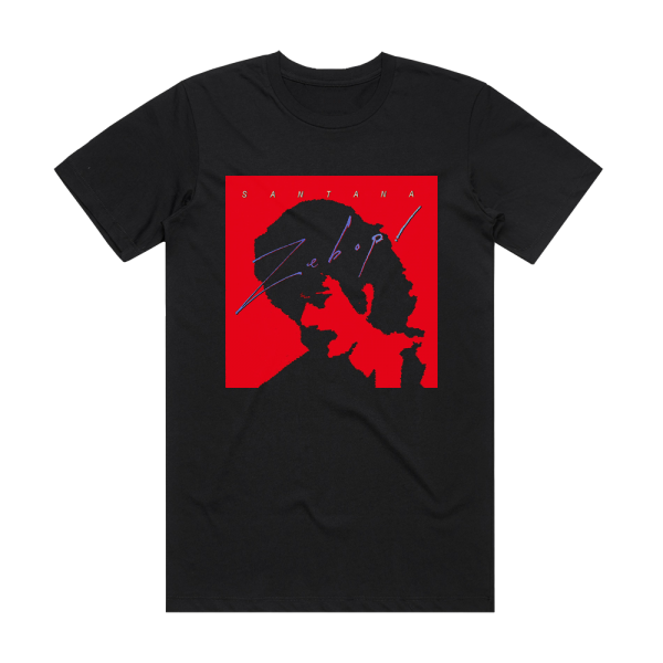 Santana Zebop 2 Album Cover T-Shirt Black